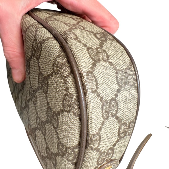 Gucci GG brown mini messenger crossbody bag vintage - Picture 4 of 10